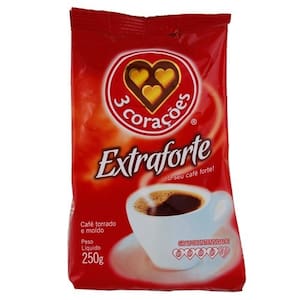 Café 3 Corações Extra Forte Pacote 250g