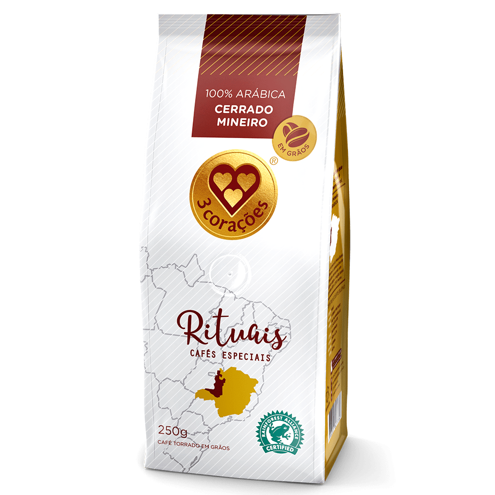 CAFE 3 CORACOES RITUAIS CERRADO MINEIRO 250G