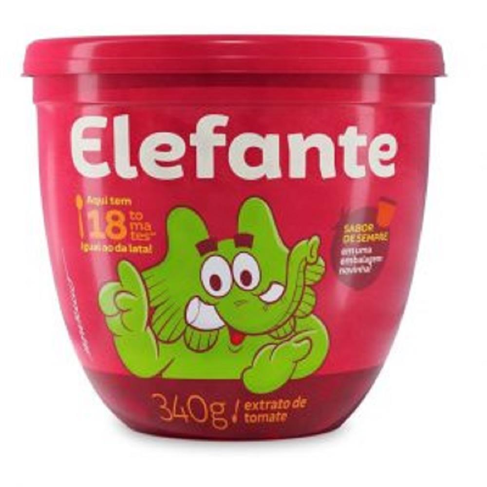 EXTRATO DE TOMATE ELEFANTE POTE 340G