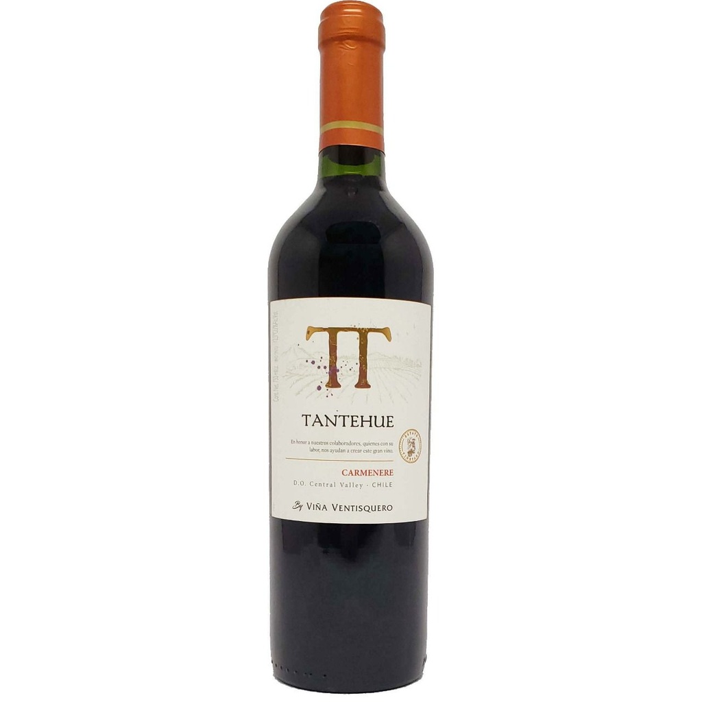 VINHO CHILENO TANTEHUE CARMENERE TINTO 750ML