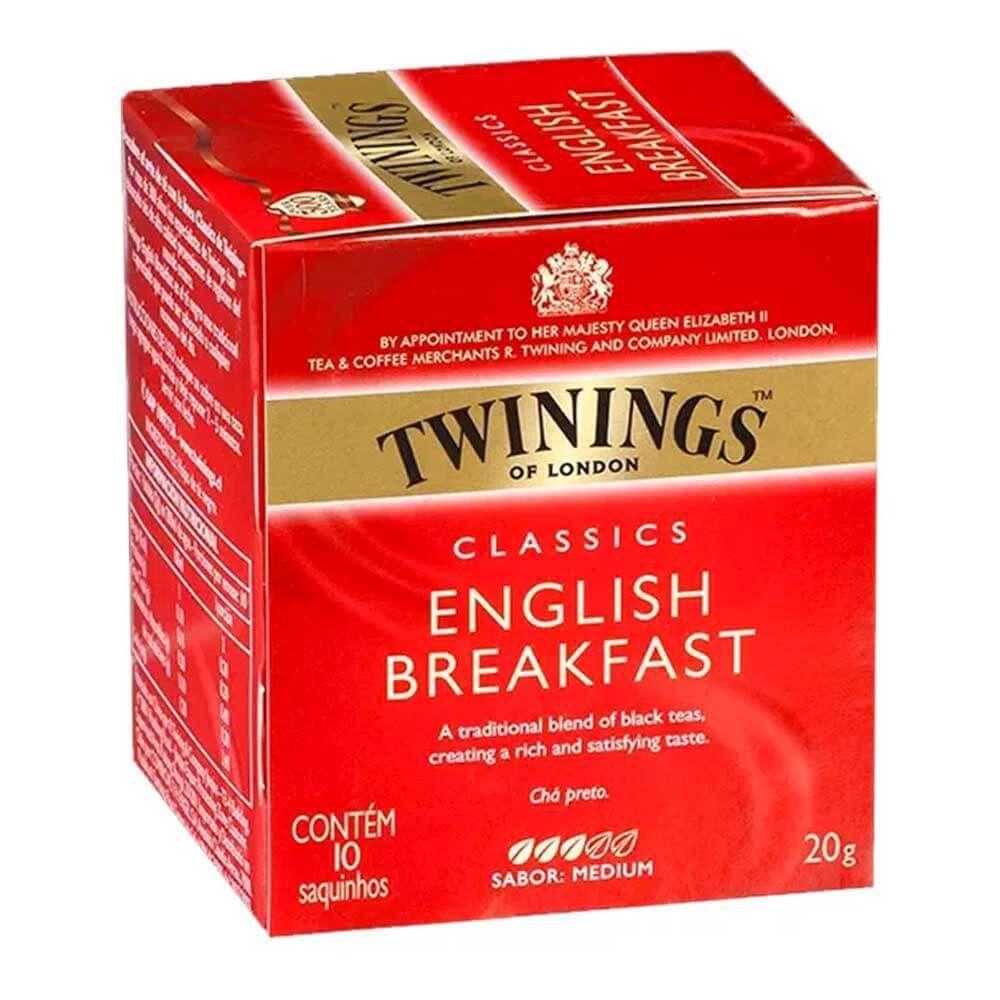 CHA TWININGS PRETO/ENGLISH BREAKFAST 10G