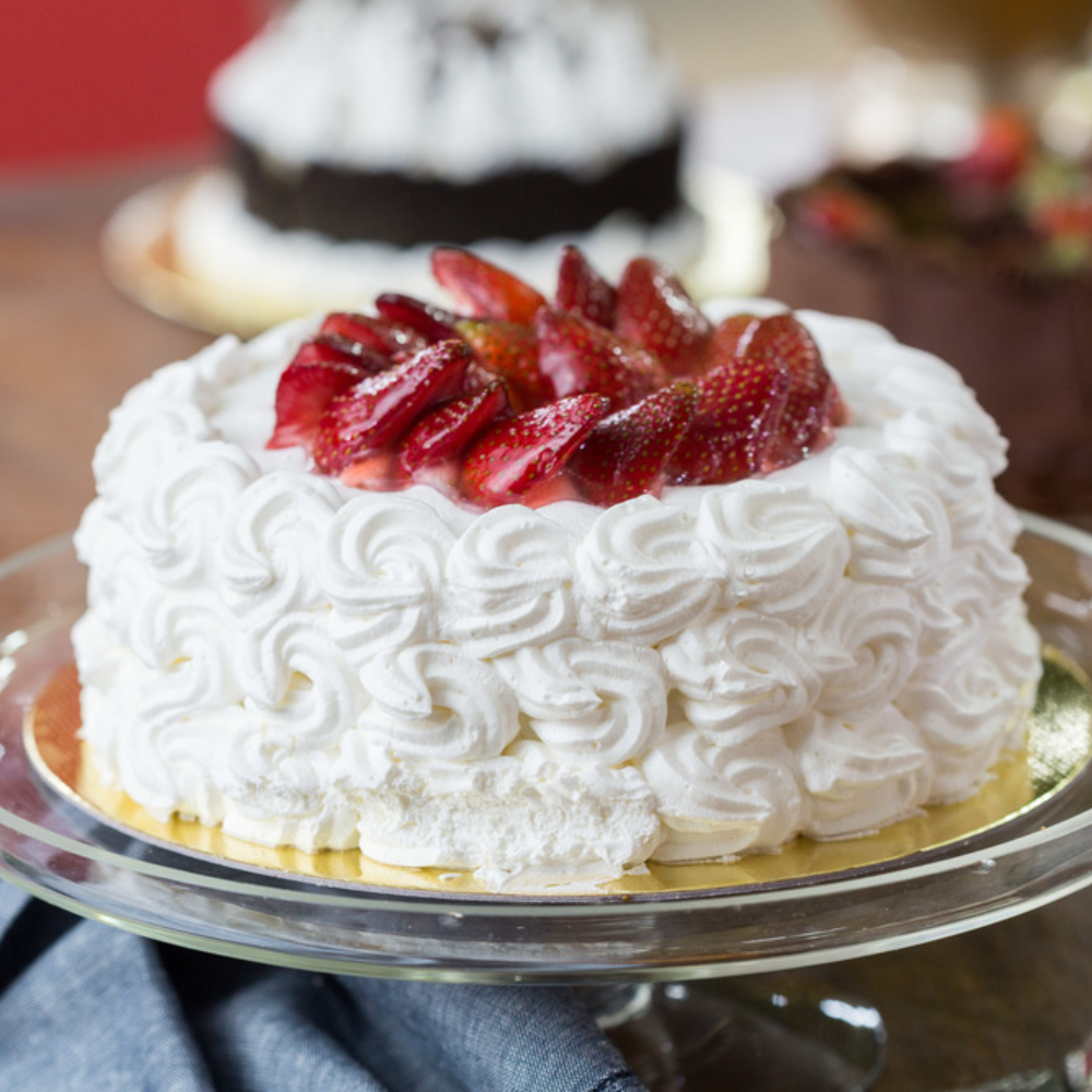 Torta Chantily com Morango