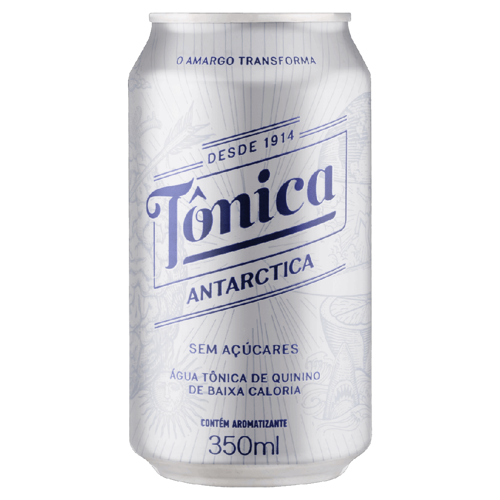 Água Tônica Antarctica Zero Lata 350ml