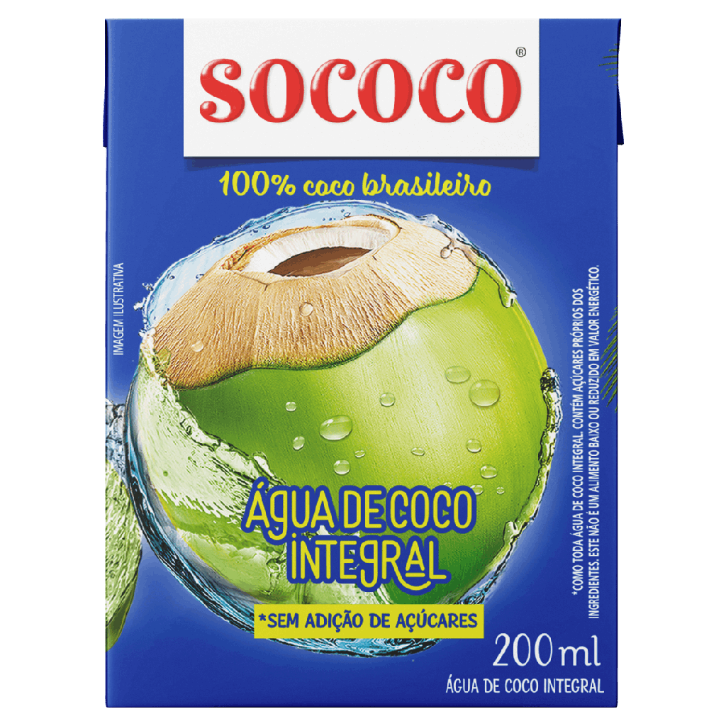 Água de Coco Sococo 200ml