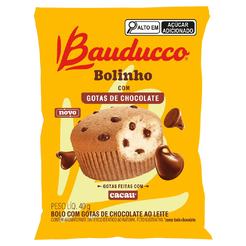 Bolinho Bauducco Gotas de Chocolate