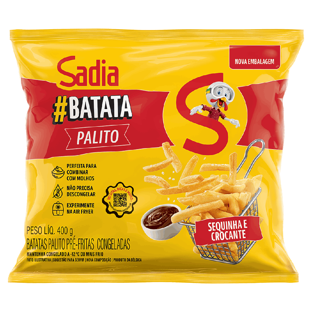 Batata Palito Congelada Sadia 400g