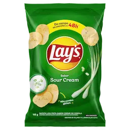 Elma Chips Batata Lays Creme de Cebola 70g