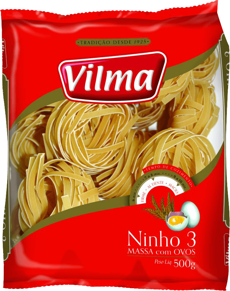 Macarrão Vilma com Ovos Ninho 3 500g