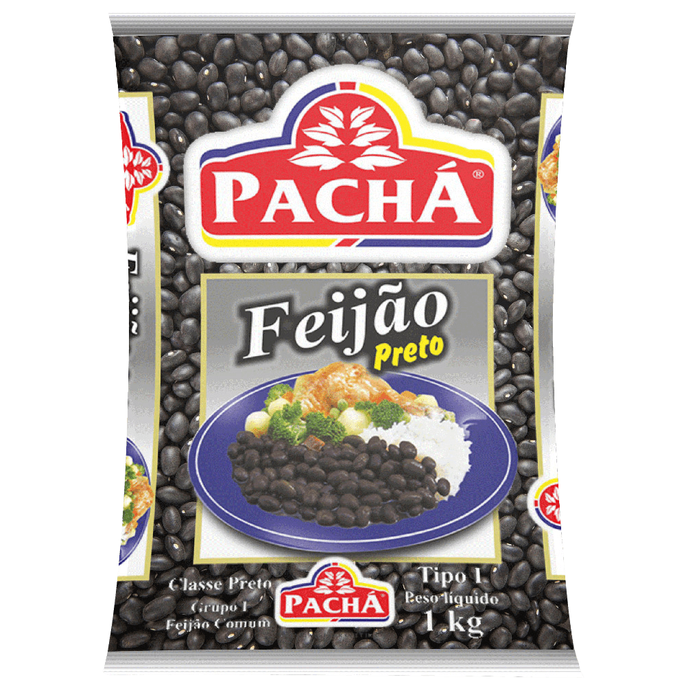 Feijão Preto Pachá 1kg