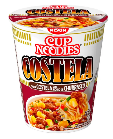 Macarrão Instantâneo Cup Noodles Costela/Churrasco 64g