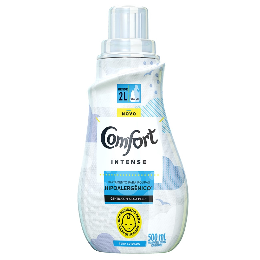 AMACIANTE COMFORT CONCENTRADO PURO CUIDADO 500ML