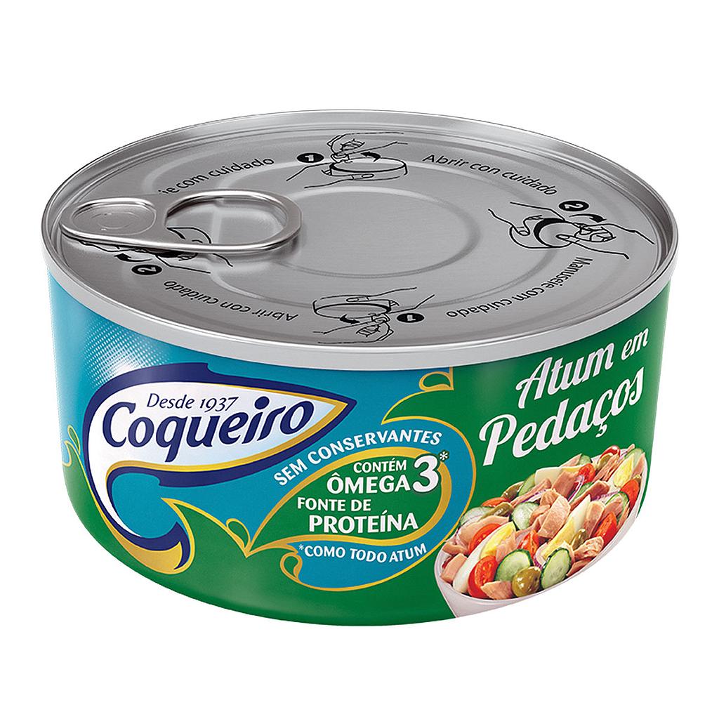 ATUM  EM PEDAÇOS COQUEIRO 170G