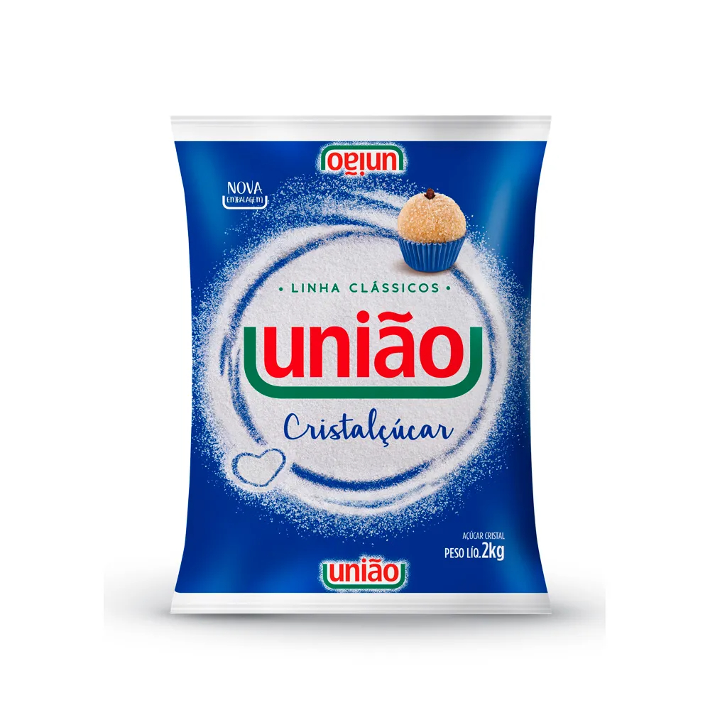 AÇÚCAR CRISTAL UNIÃO  2KG