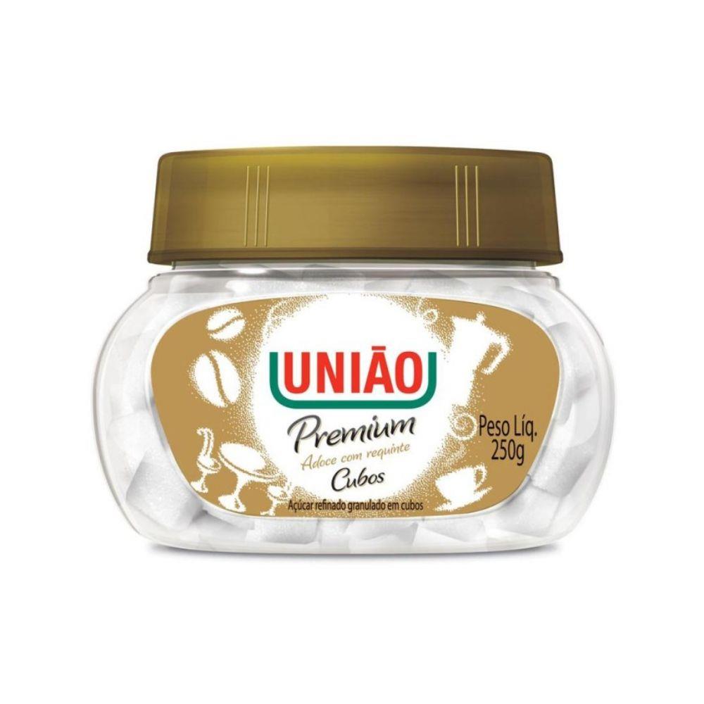 AÇÚCAR REFINADO UNIÃO PREMIUM EM CUBOS 250G