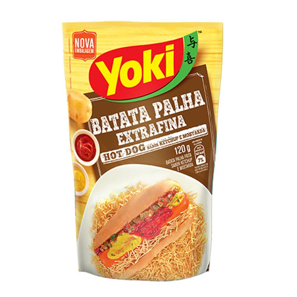 BATATA PALHA YOKI EXTRA FINA HOT DOG 120G