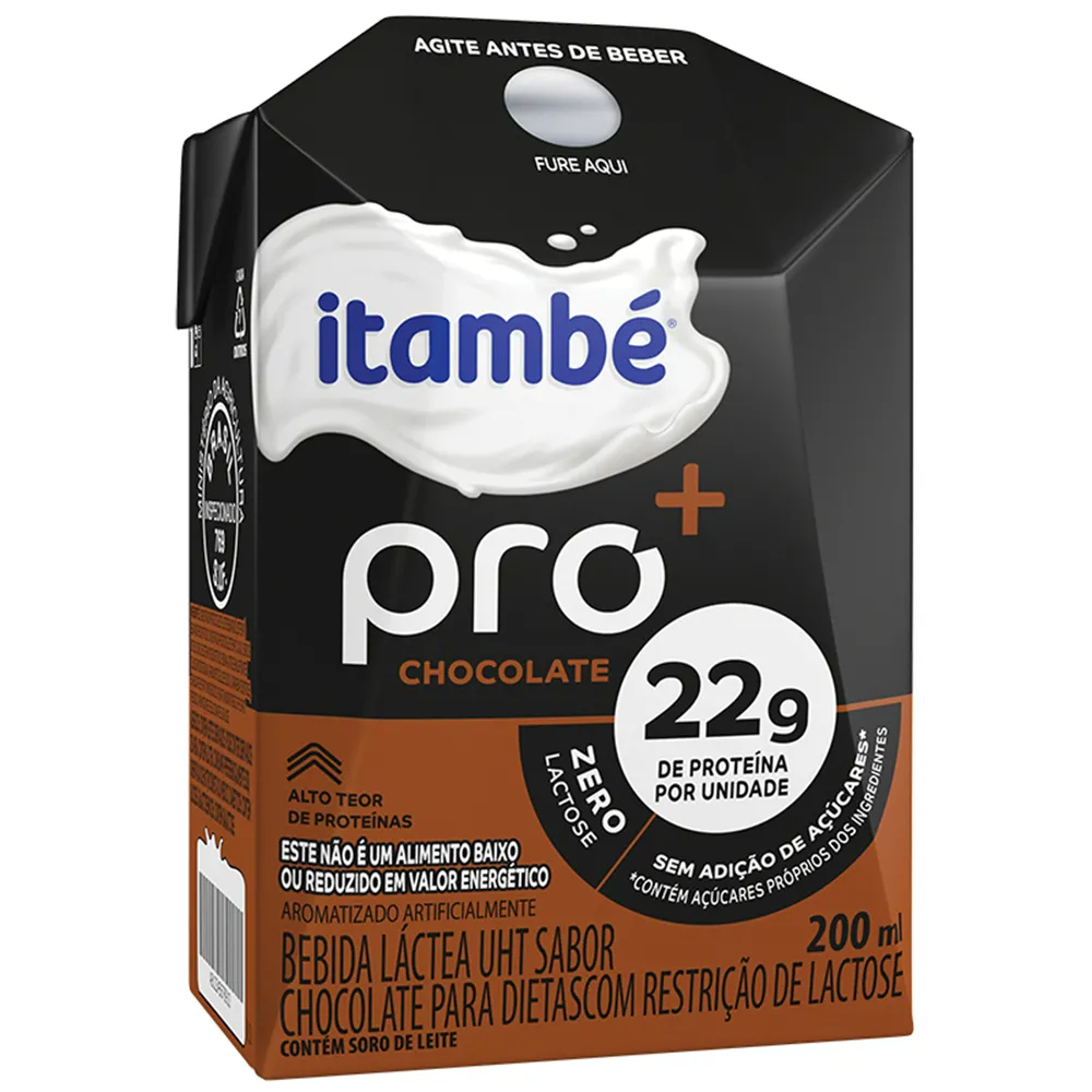 BEBIDA LACTEA ITAMBE PRO+ CHOCOLATE 200ML