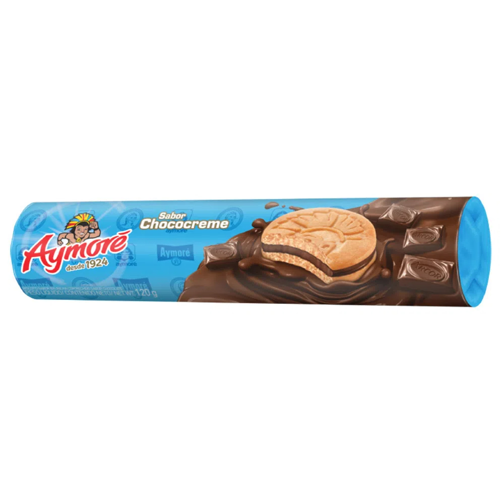 BISCOITO AYMORE RECHEADO CHOCO CREME 120GR