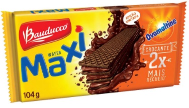 BISCOITO BAUDUCO WAFER MAXI OVOMALTINE 140G