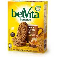 BISCOITO BELVITA MEL E CACAU 75G