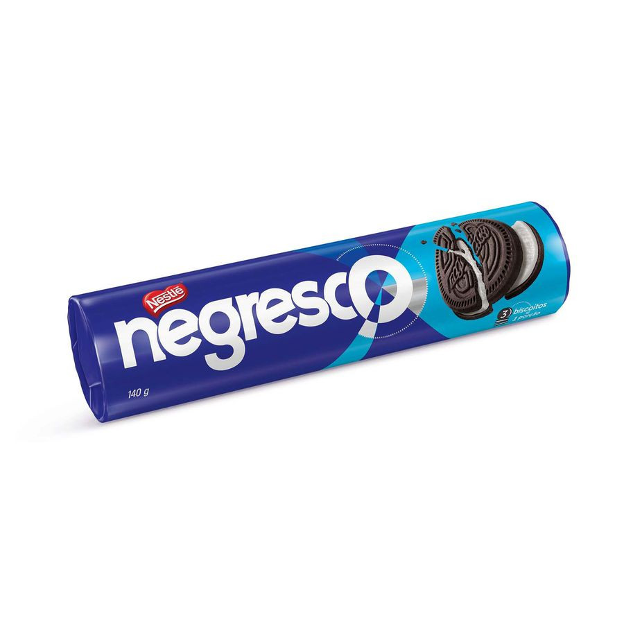 BISCOITO NESTLE NEGRESCO RECHEADO BAUNILHA 140G