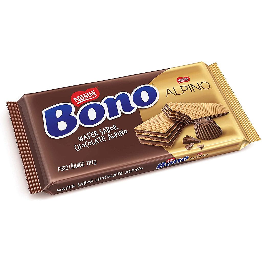 BISCOITO NESTLE WAFER BONO ALPINO 110G