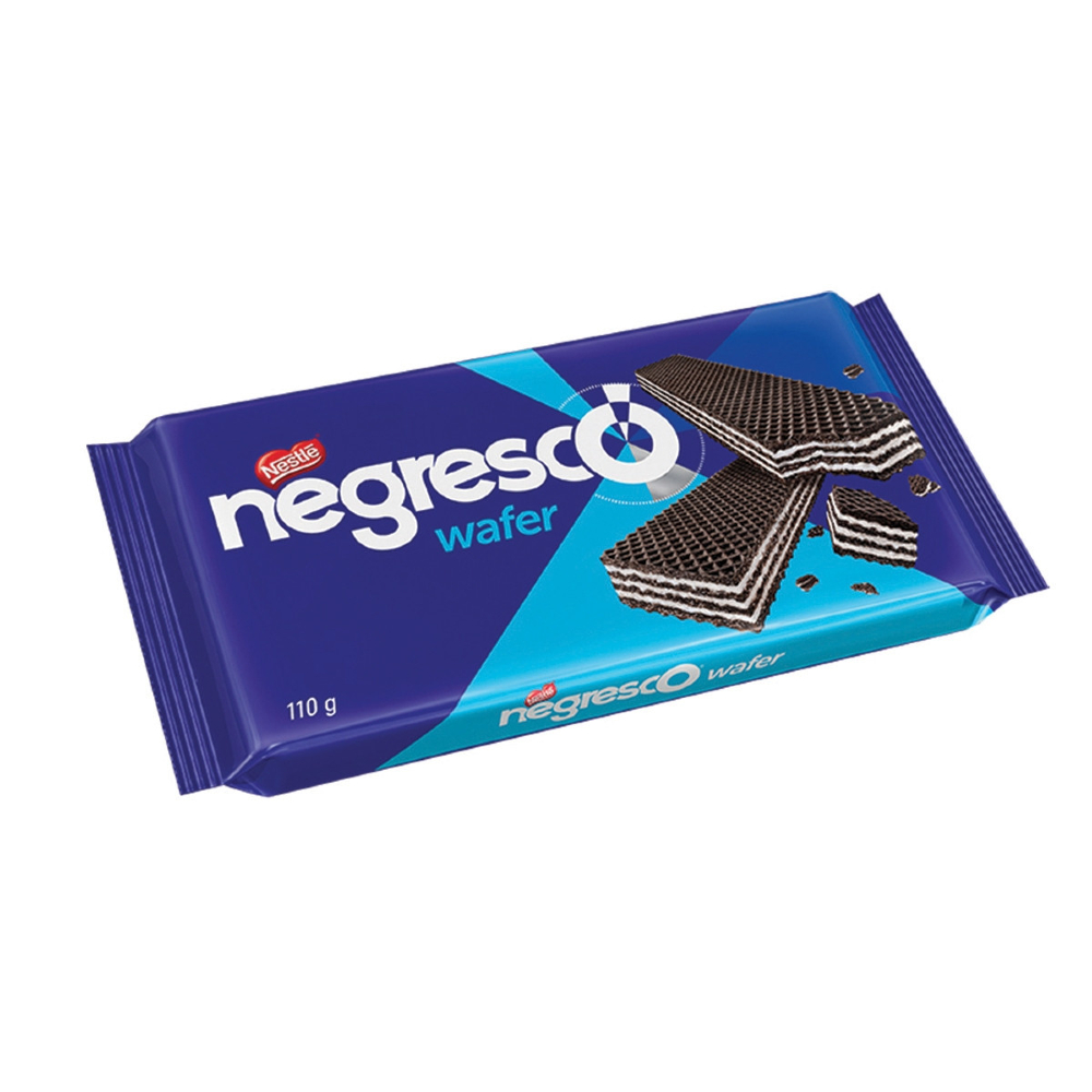 BISCOITO NESTLE WAFER NEGRESCO BAUNILHA 110G