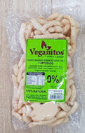 BISCOITO SEQUILHO VEGANITOS TEMPERADO 85G