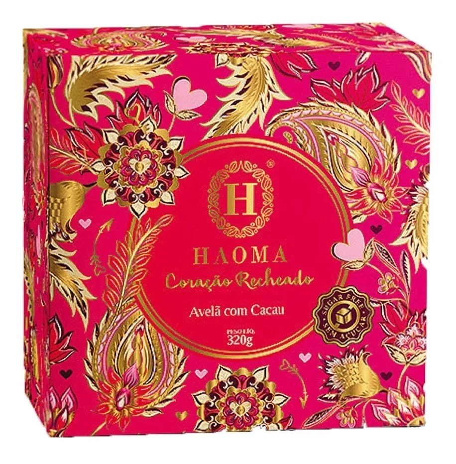 CORAÇÃO HAOMA CACAU E AVELÃ 320G