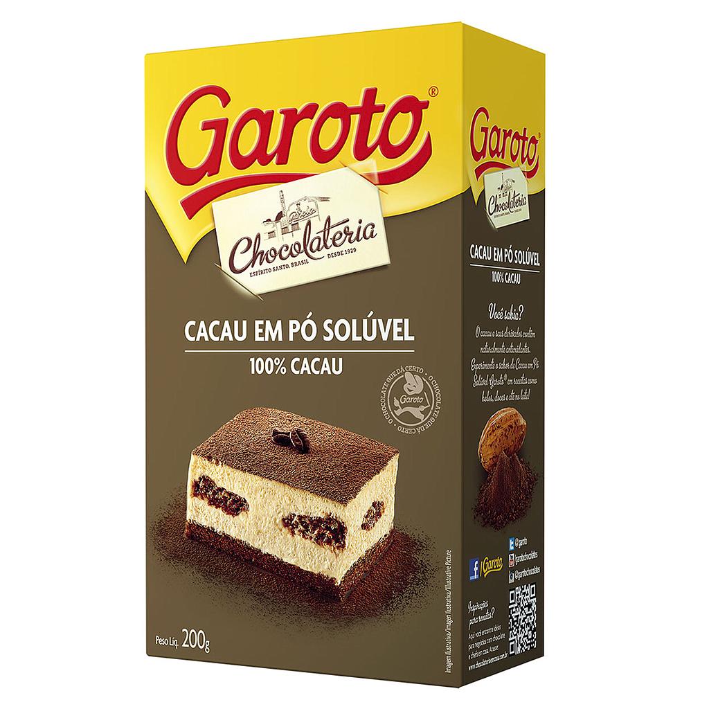 CACAU EM PO GAROTO 200G