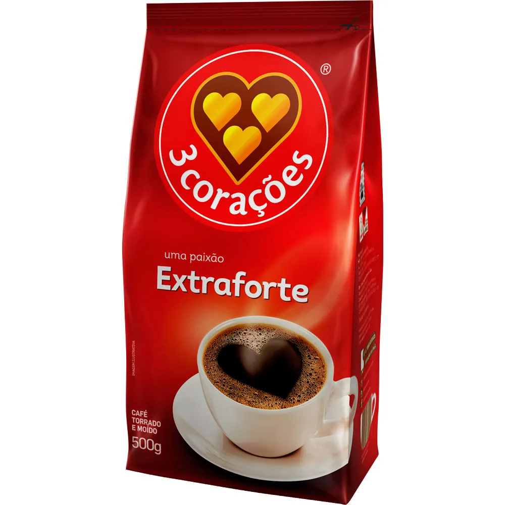 CAFÉ 3 CORACOES EXTRA FORTE 500G