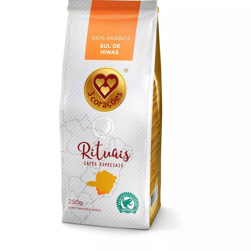 CAFÉ 3 CORACOES RITUAIS SUL DE MINAS 250G