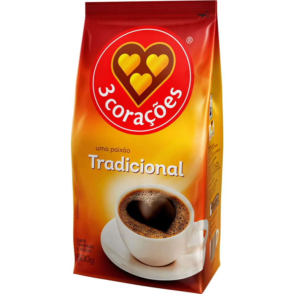 CAFÉ 3 CORACOES TRADICIONAL 500G