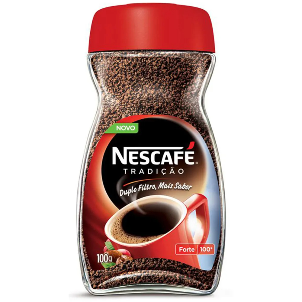 CAFÉ SOLUVEL NESCAFE TRADICAO VIDRO 100G