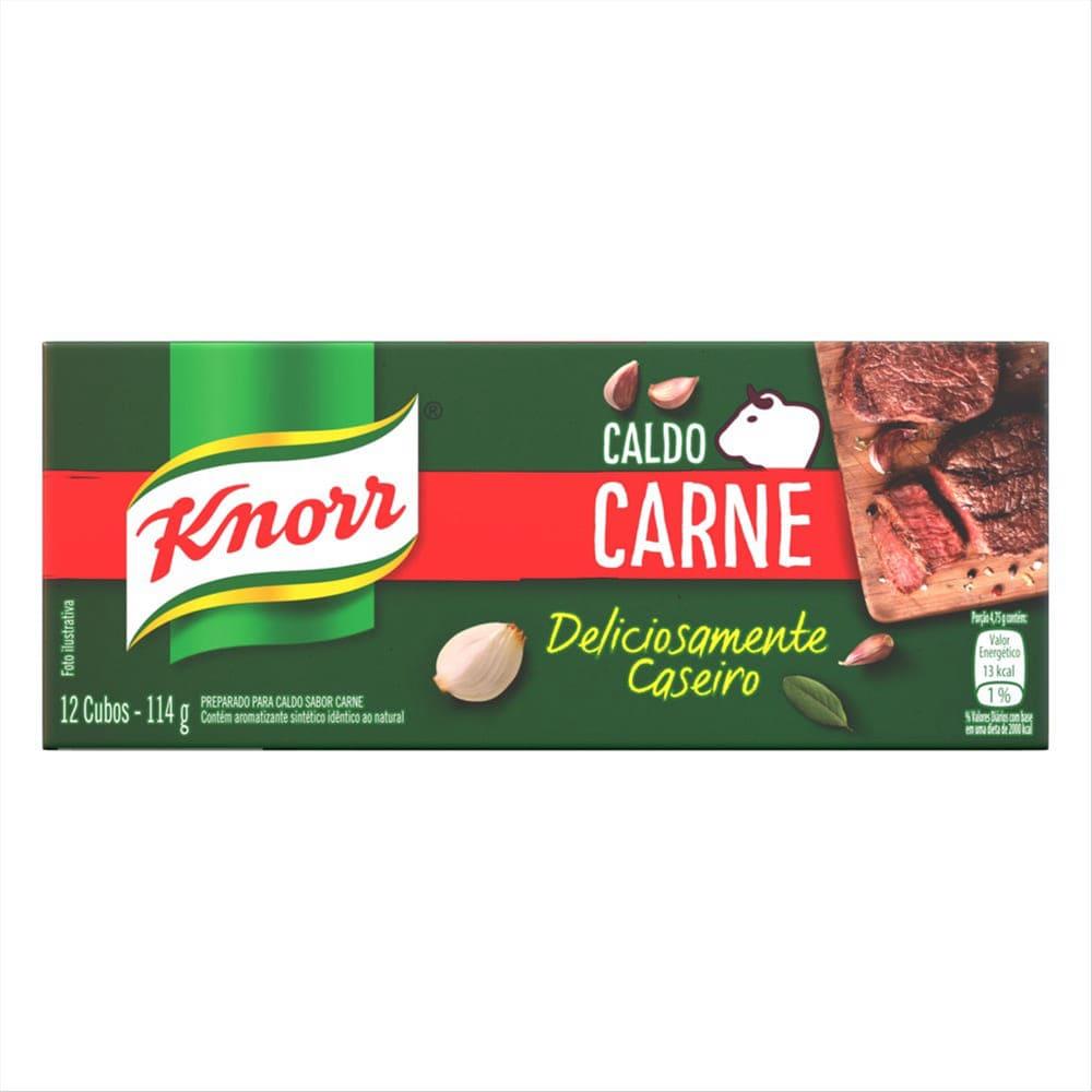 CALDO KNORR CARNE CAIXA 114G