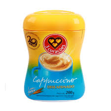 CAPPUCCINO 3 CORACOES DESCAFEINADO 200G