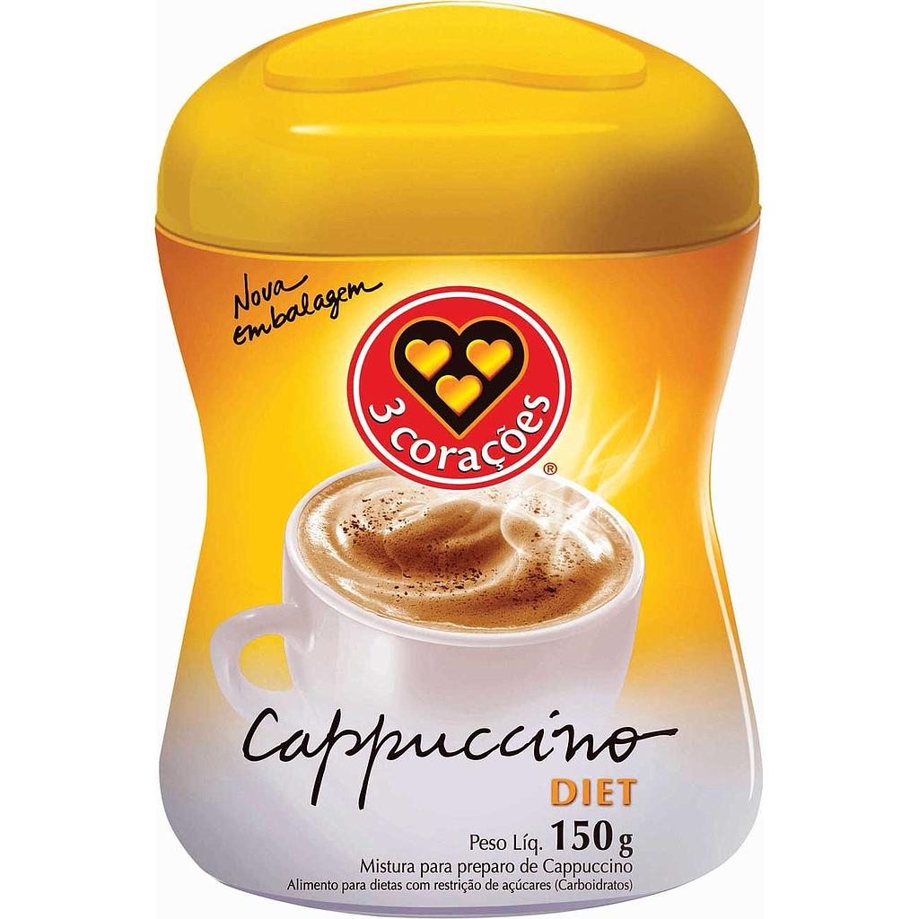 CAPPUCCINO 3 CORACOES DIET 150G