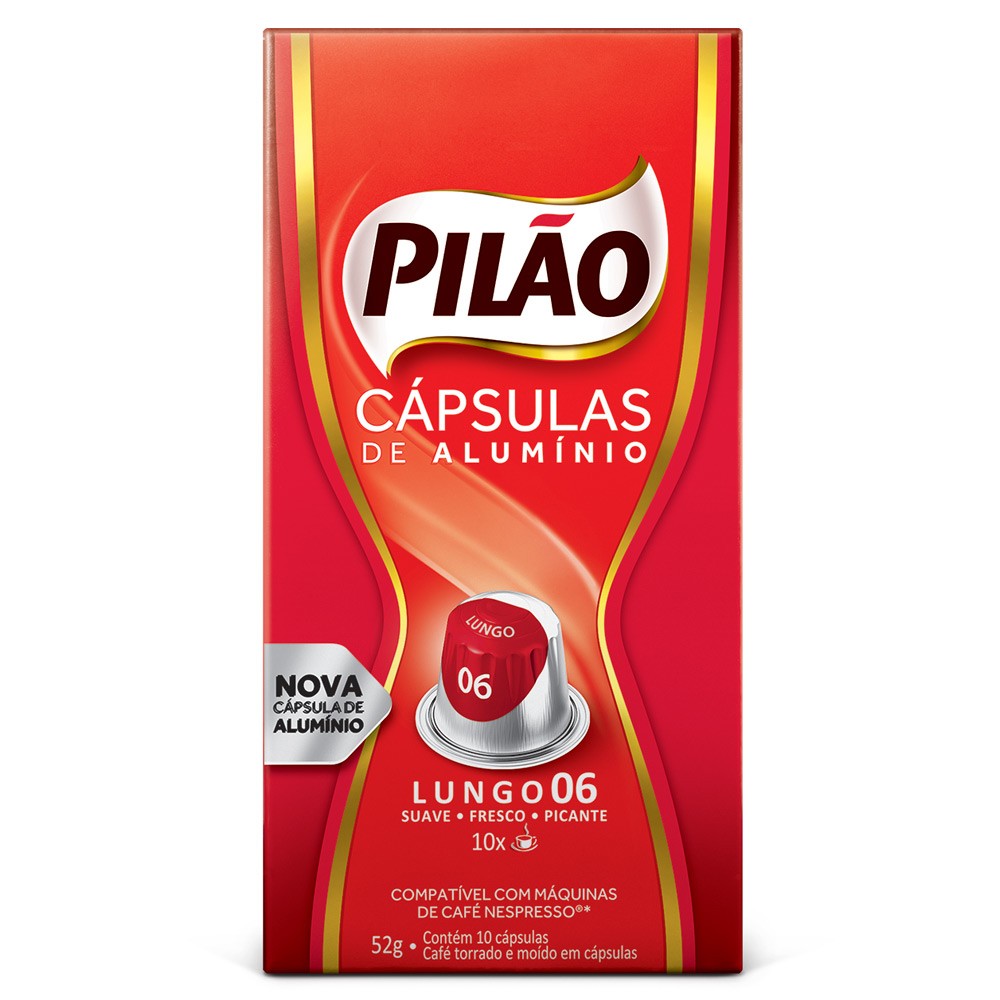 CAPSULA LUNGO 06 PILÃO 52G