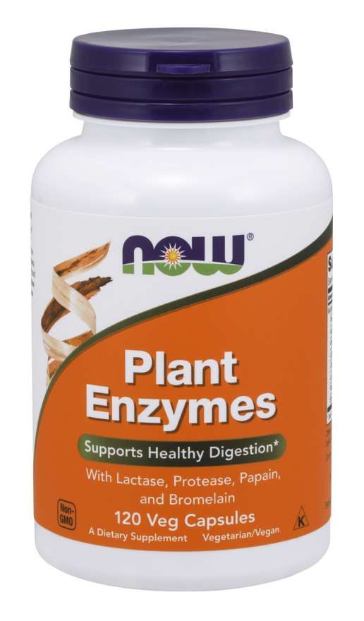 CAPSULA PLANT ENZYMES NOW 120CAPS