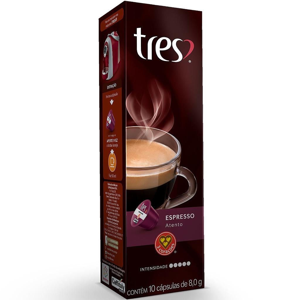 CAPSULA TRES EXPRESSO ATENTO 10X25G