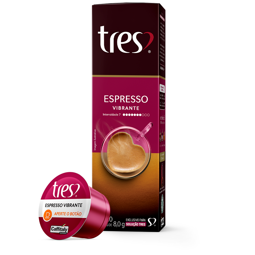 CAPSULA TRES EXPRESSO VIBRANTE 10X2,5G