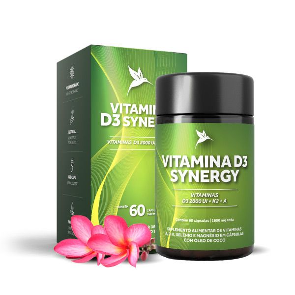 CAPSULA VITAMINA D3 SYNERGY PURA VIDA UN