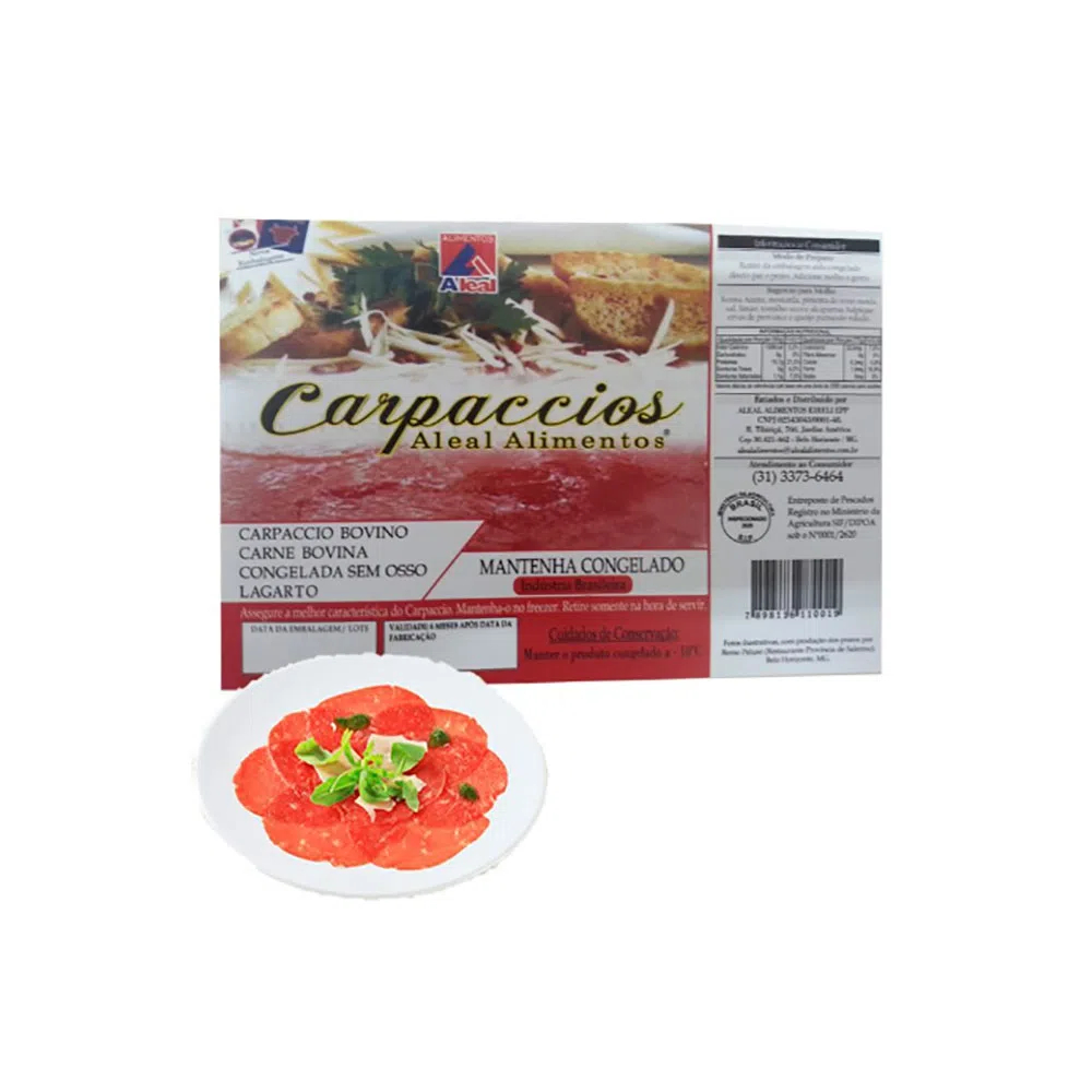 CARPACCIO BOVINO ALEAL 250G