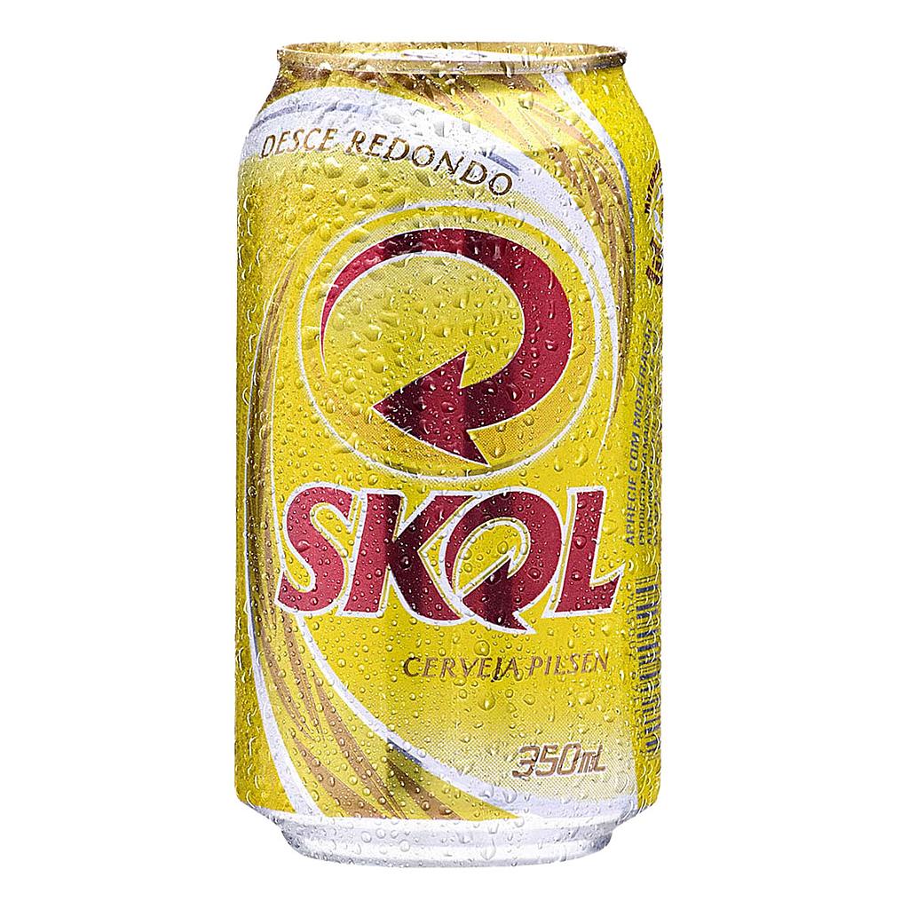 CERVEJA SKOL PILSEN LATA 350ML