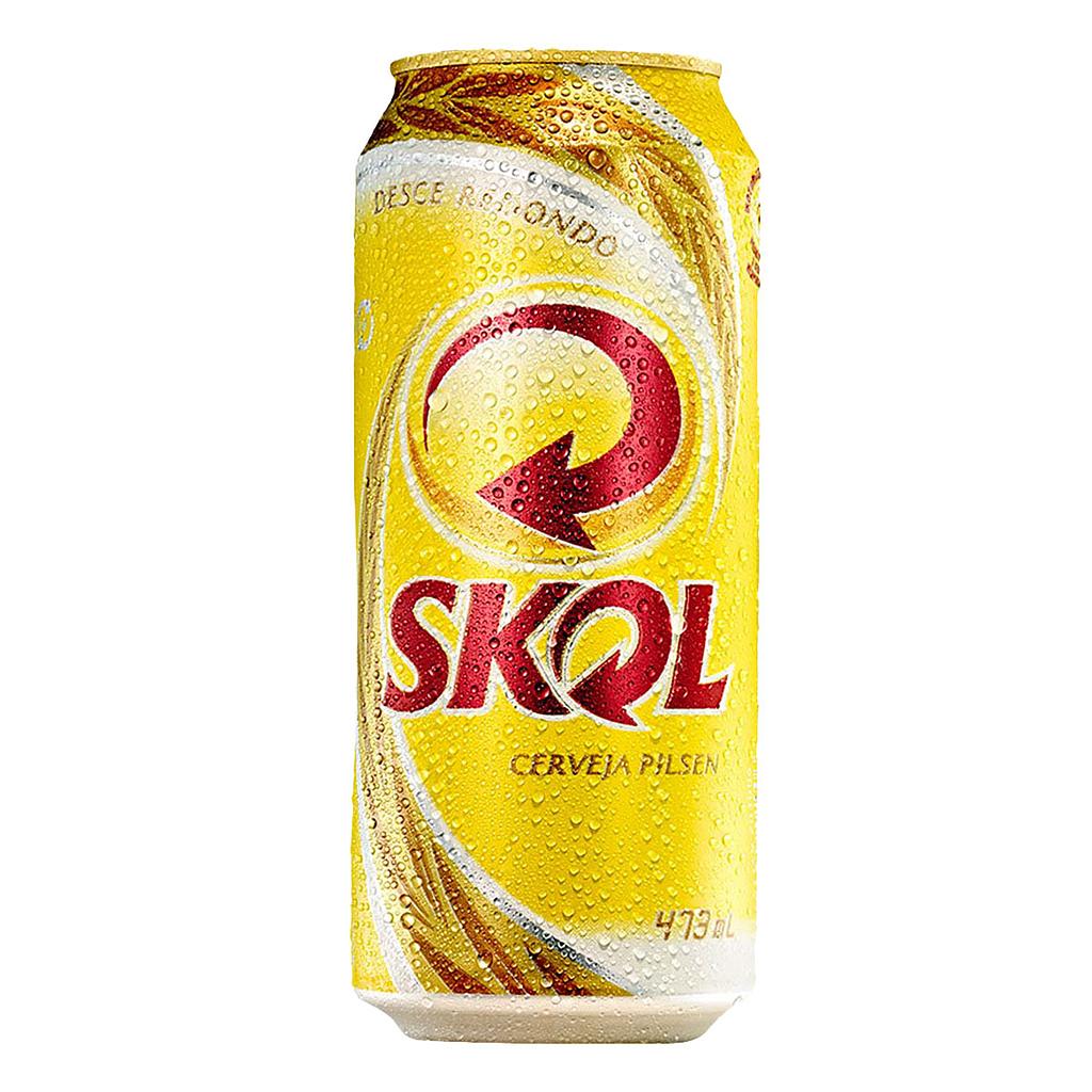 CERVEJA SKOL PILSEN LATA 473ML