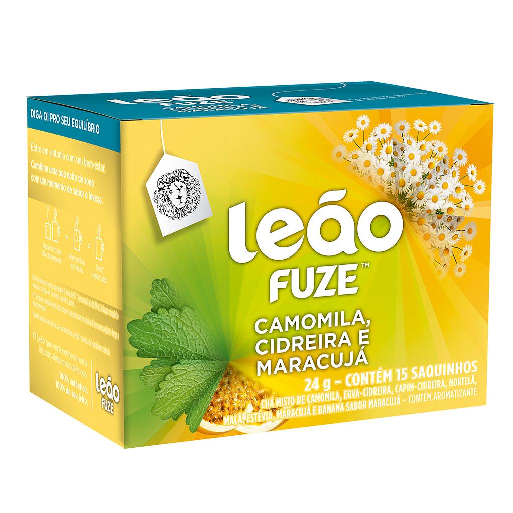 CHA LEAO FUZE CAMOMILA/CIDREIRA/MARACUJA 15G