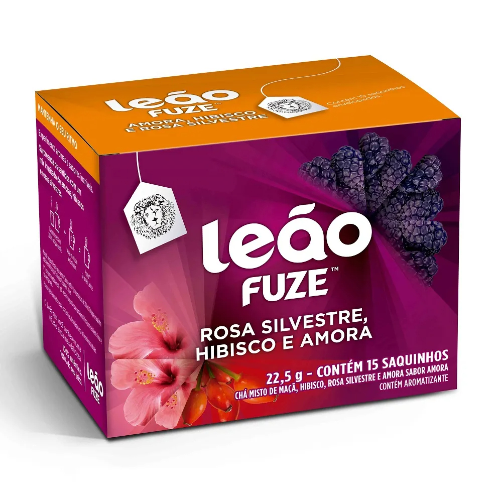 CHA LEAO ROSA SILVESTRE,HIBISCO E AMORA22,5G