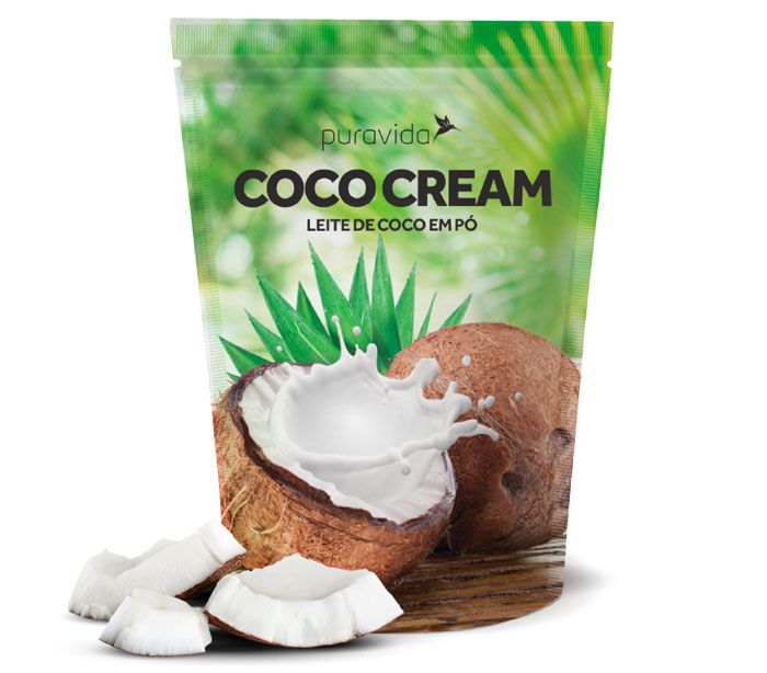 COCO CREAM LEITE COCO PO PURA VIDA 1KG