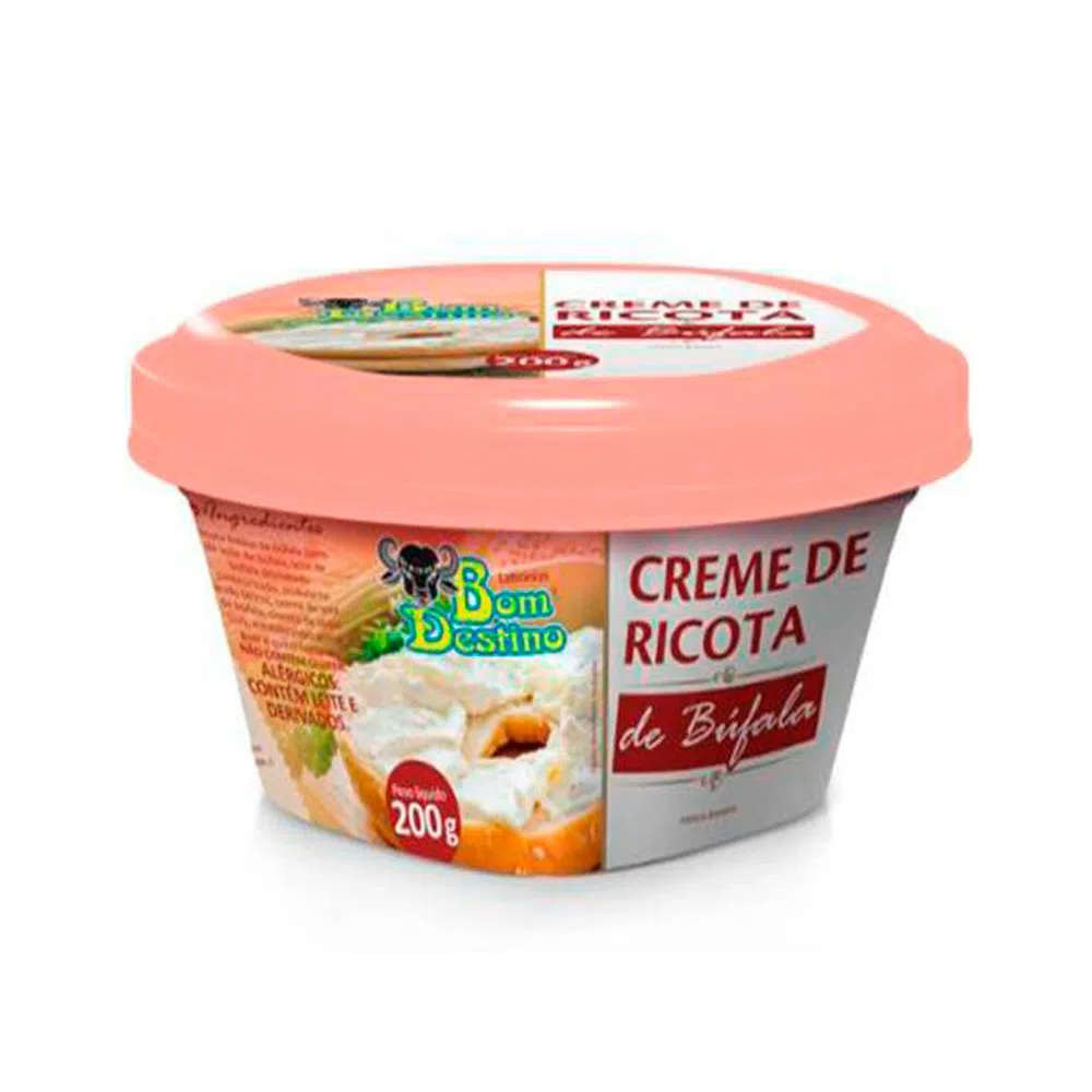 CREME DE RICOTA BUFALA BOM DESTINO