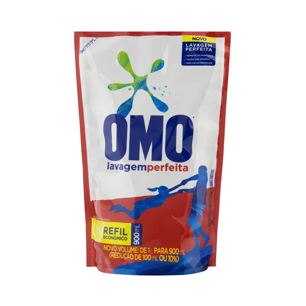 DETERG LIQ OMO LAVAGEM PERFEITA 900GR