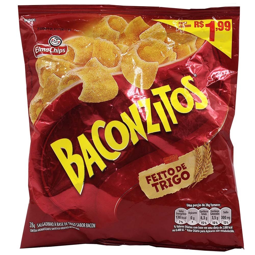 ELMA CHIPS BACONZITOS 28G